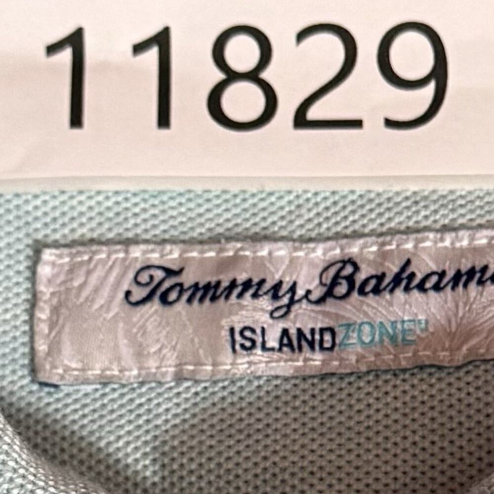 Tommy Bahama Polo Shirt Mens XL Blue IslandZone Martini Logo Supima Cotton - Picture 11 of 11